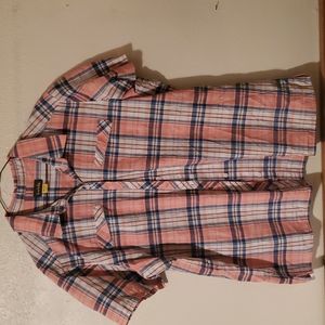 Cabela’s plaid shirt sleeve button shirt